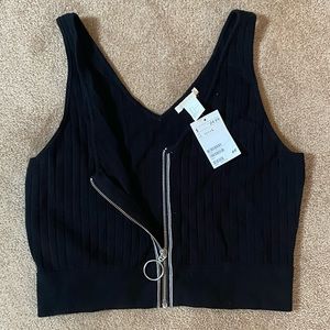 Cropped H&M top
